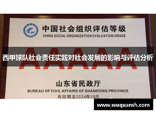 西甲球队社会责任实践对社会发展的影响与评估分析